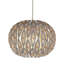 21cm H Metal Pendant Shade in Taupe