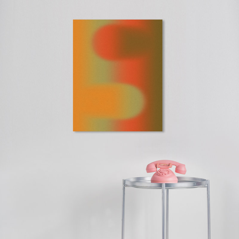 Lignes et cercles ondulés, H 24 po x l 16 po x P 0,8 po