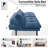 Pavithra 68'' Tufted Convertible Futon Small Sofa Bed-406644405