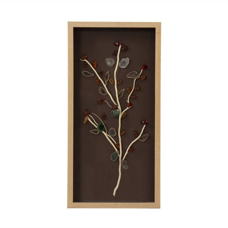 Abstract Geode And Stone Tree Print