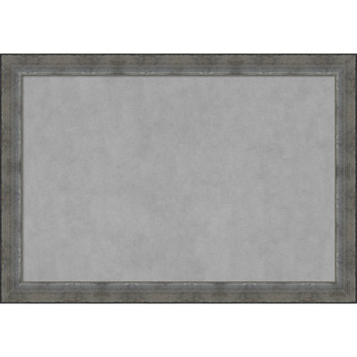 Tableau magnétique encadré étain forgé