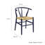 Chaise d'appoint de salle à manger en bois 32 po Amish-108891641-108891643