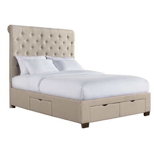 Red Barrel Studio® Jeremiah Upholstered Storage Bed & Reviews | Wayfair