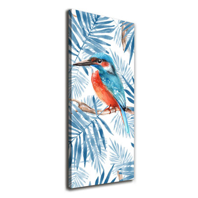 Birds And Leaves - Wrapped Canvas Print