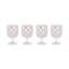 Blue Check Acrylic Water Goblets-1348262478