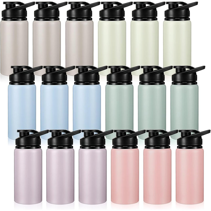 Bouteilles d'eau en aluminium 17 oz en vrac - paquet de 18
