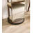 Solid Rubberwood Rotating Full-Length Mirror Cabinet