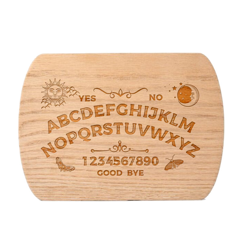 Ouija Board Oval Cutting Board, Redwood