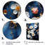 Fleurs de cerisier blanches et bleues I - Art mural cerisier en fleurs-801057653-801057661