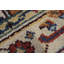 Tapis bleu clair fait à la main 4 x 6
