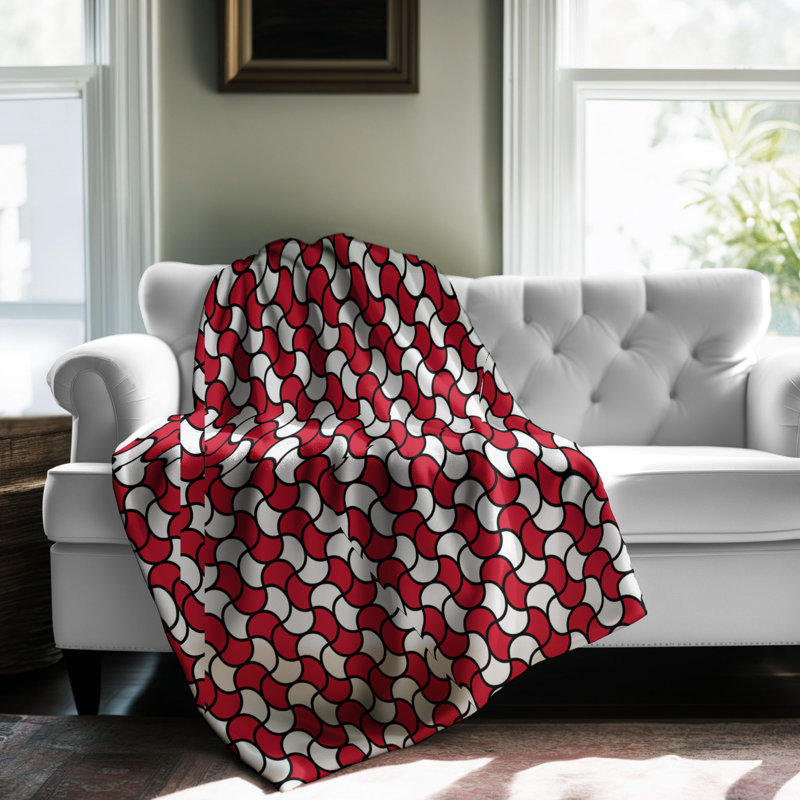 Onyx rouge - couverture Sherpa 1 pièce de qualité supérieure 0136, L 50 po x L 60 po