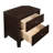 Garrett 2-Drawer Rectangular Nightstand With Rich Brown Finish And Ample Storage, Perfect For Modern And Traditional Bedrooms-1199283945