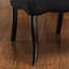 Chaise d'appoint rembourrée en lin capitonné Pangle-100640932