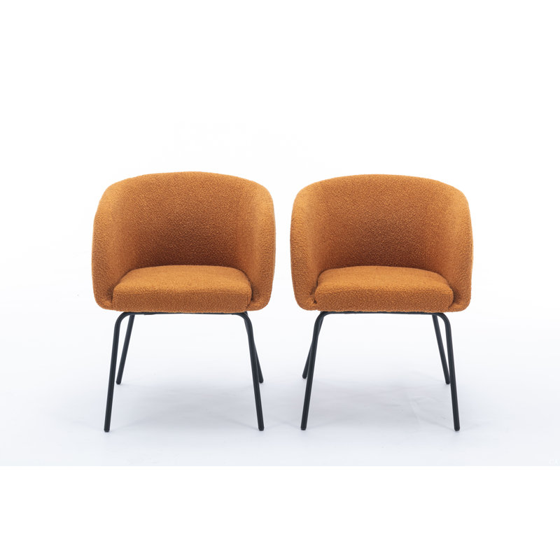 Chaises de salle à manger Boucle, 2, Gingembre gingembre