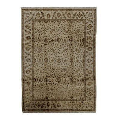 Oriental Area Rug in Beige