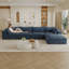 Canapé Cloud, tissu velours côtelé, sièges profonds, conception à deux couches, coussin amovible-1765575557-1765575559