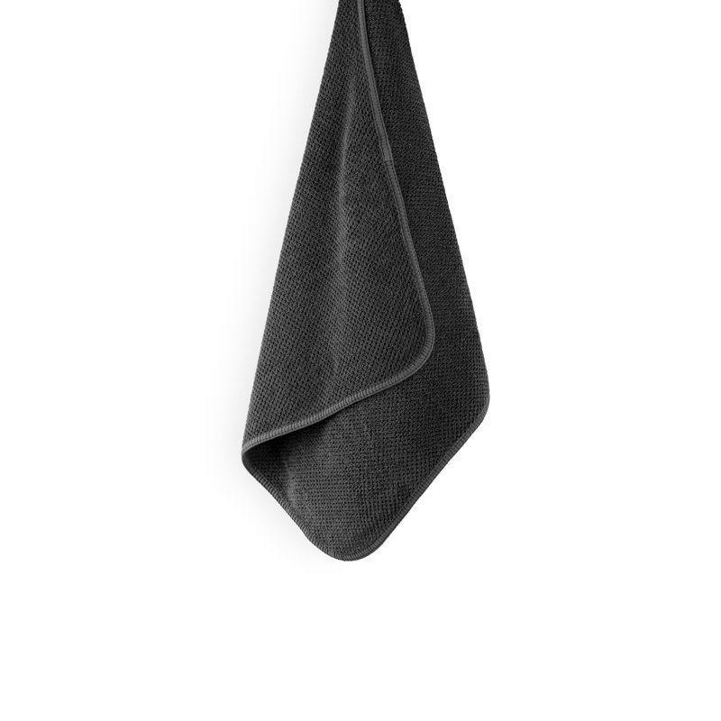Bee Waffle Bath Towel, Anthracite, Bath Sheet 1-Pack