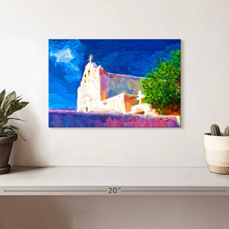 Adella, Église d'Adobe, H 8 po x l 12 po