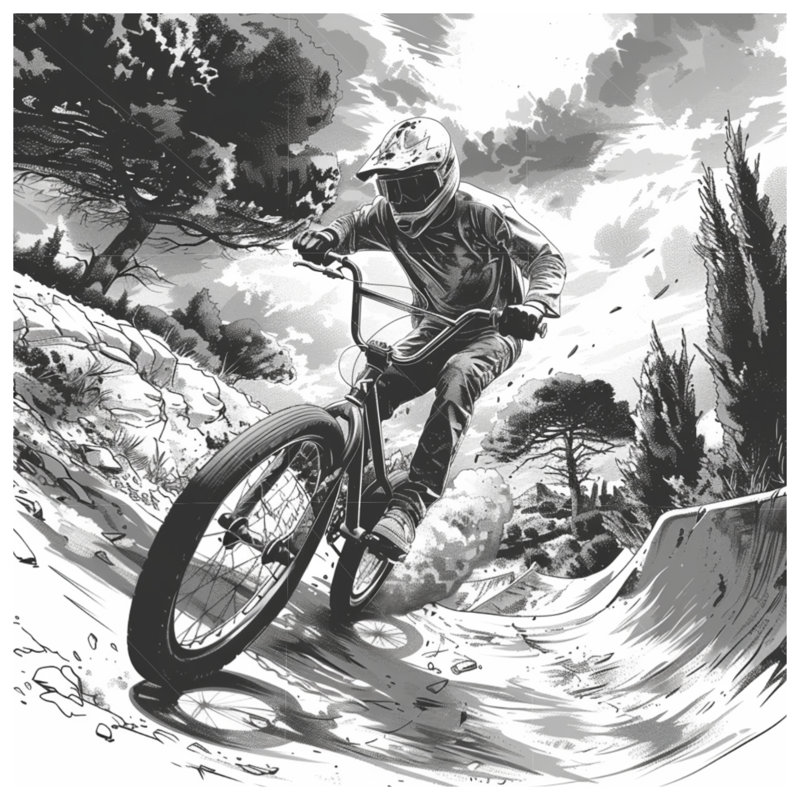 Housse de couette Cycling Bedding Sports, Très grand lit