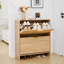 Armoire de rangement pour chaussures 16 paires avec 2 tiroirs rabattables-1569946929