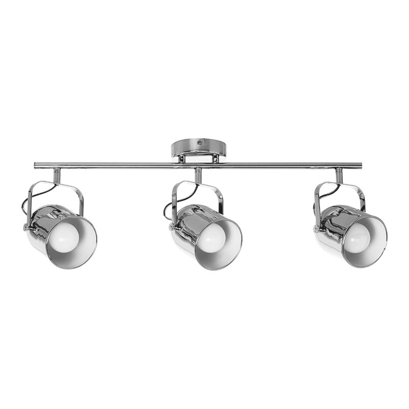 63.5cm 3 -Light Track Kit, Chrome