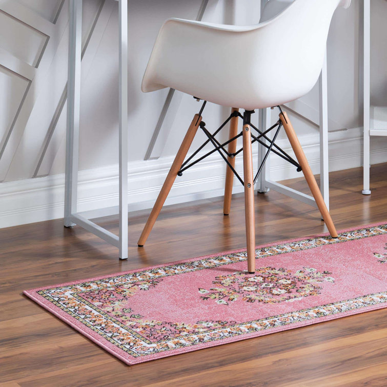 Tapis oriental rose