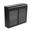Armoire de rangement murale en métal à 2 portes avec portes et tablettes en verre trempé pour la salle de bain-624993848