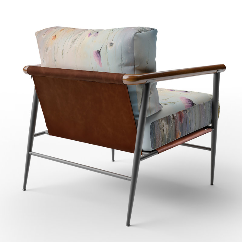 Fauteuil rembourré Wildflowers Wander meadows, Noir