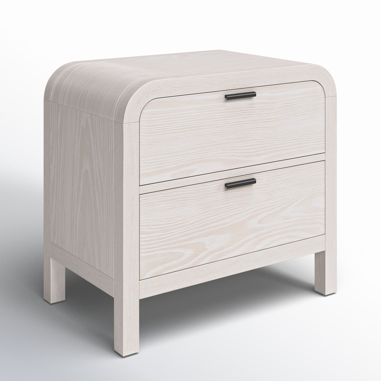 Essie 2 - Drawer Nightstand, White
