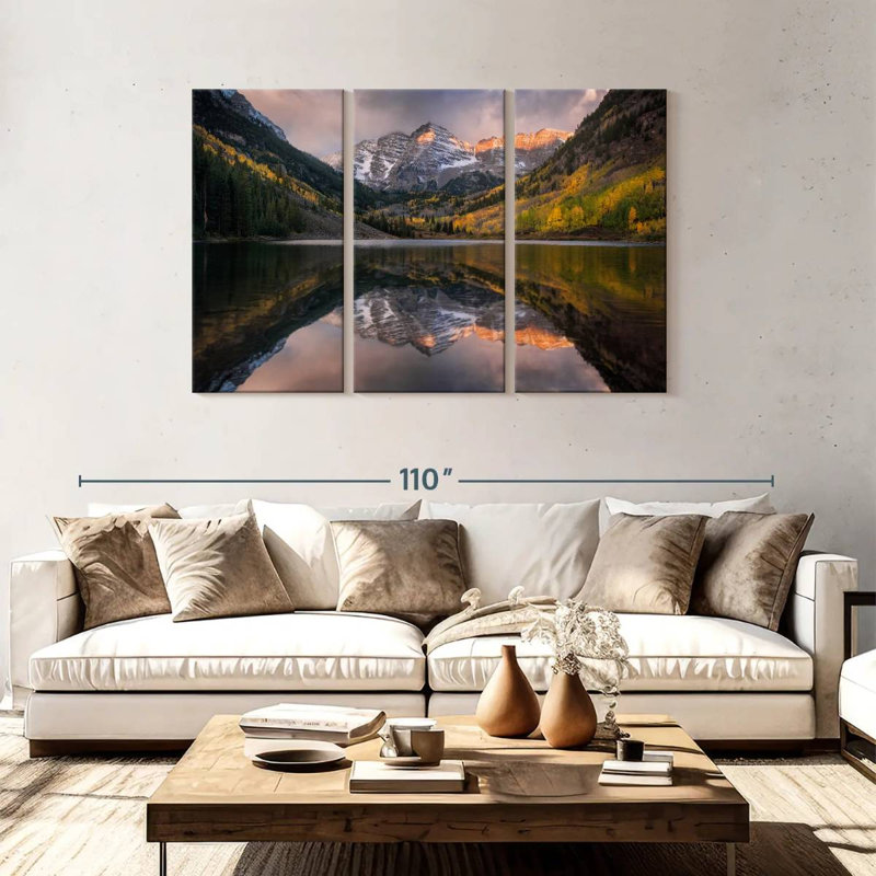 Alvord Maroon Bells, Colorado, H 48 po x l 74 po