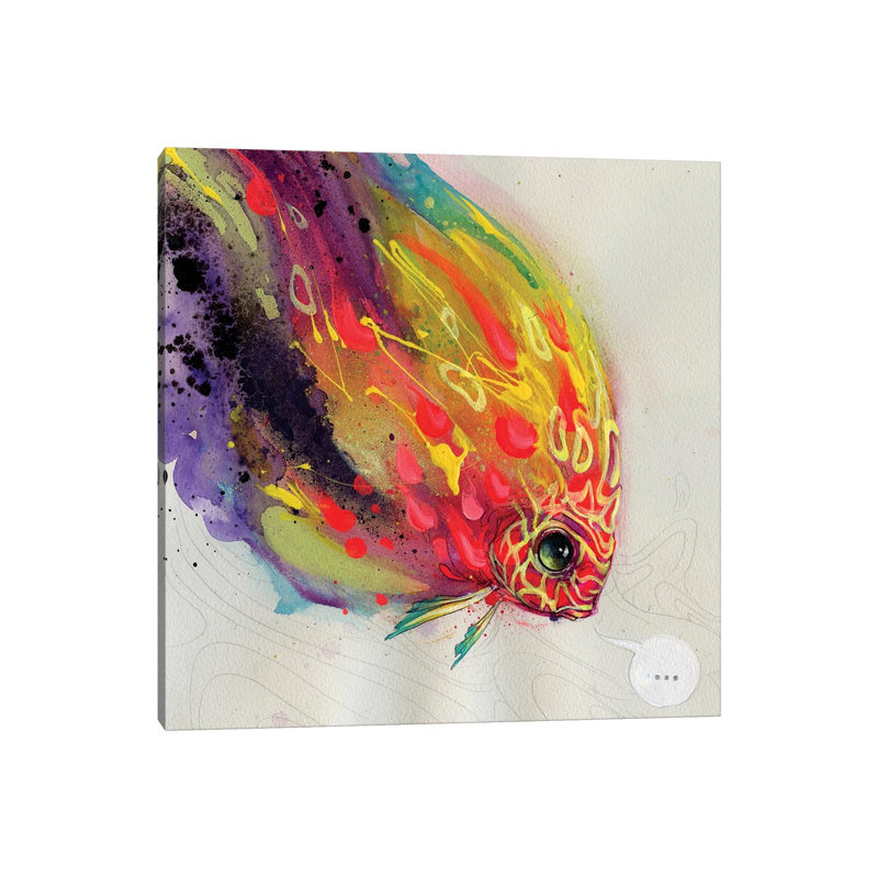 Liquid Lava 1 Piece Wrapped Canvas Painting, 30.48 cm H x 30.48 cm W