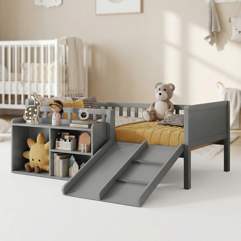 Lit simple mezzanine bas