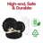 Black Round Lotus Plastic Wedding Value Set - 30 Settings
