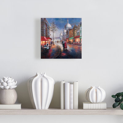 Dressed Up Couple City Canvas Art | Home Decor Wall Painting