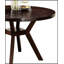 Table de salle à manger à finition espresso Drake avec surface spacieuse et fabrication durable, parfaite pour une salle à manger élégante et décontractée