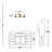 Rolandat 27" W 3-Light Dimmable Vanity Light-28825093