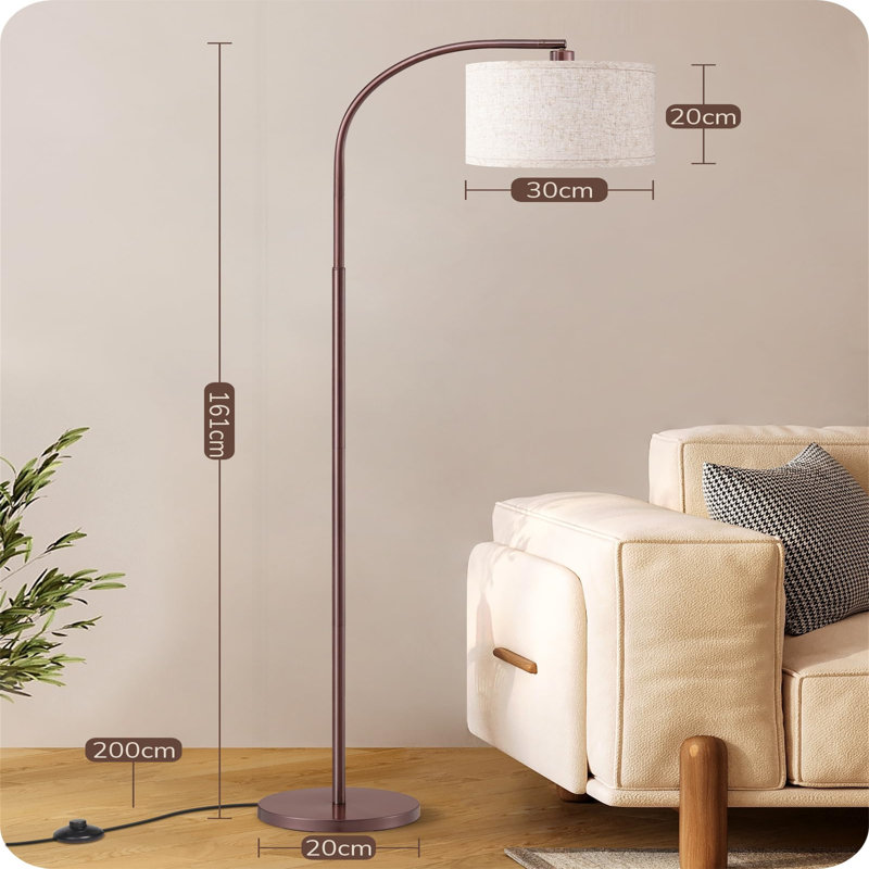 161cm Arched Floor Lamp