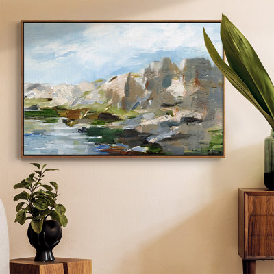 Western Cliff II, reproduction d'art sur toile