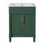 Meuble-lavabo 24 po avec lavabo demi-lune et tablette réglable-956712042