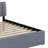 Teddy Fleece Upholstered Platform Bed With Trundle-1756718420-1756718442