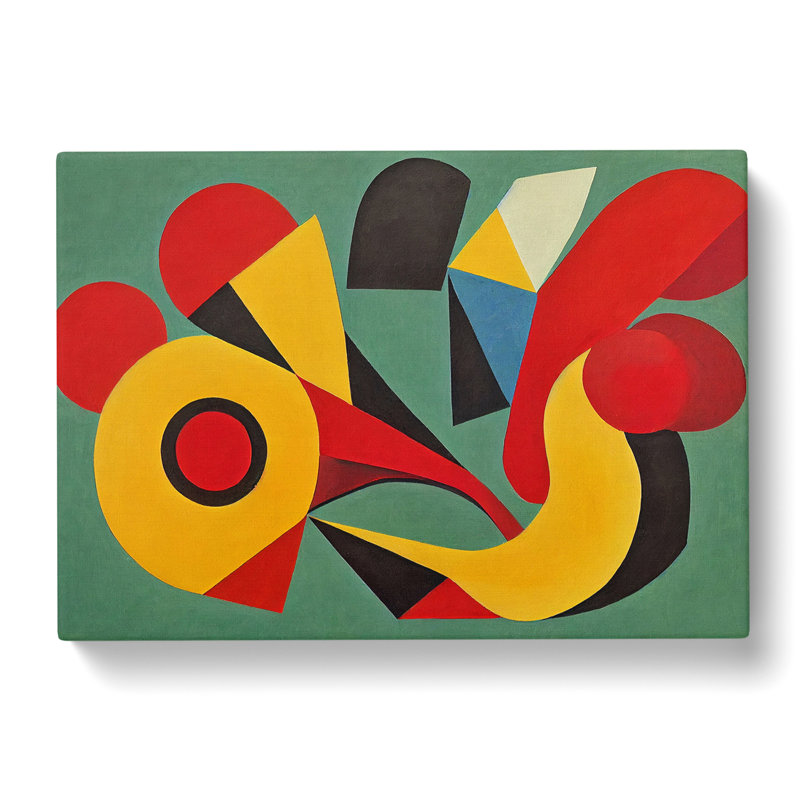 Rooster Abstract Vol.2 - Wrapped Canvas, 35cm H x 50cm W x 3cm D