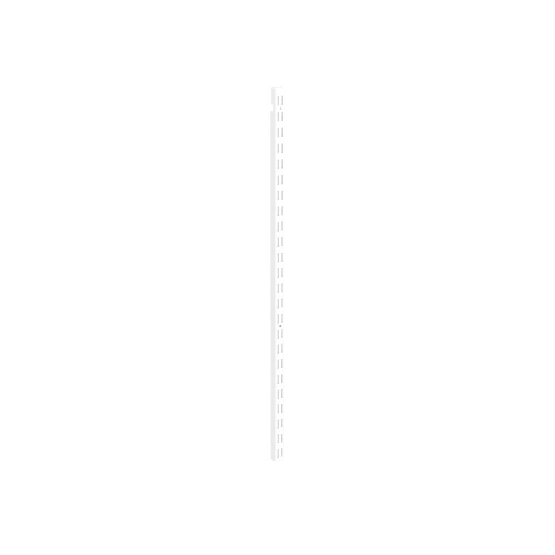 Système de quincaillerie standard ClosetMaid ShelfTrack, 60 po x 1 po x 0,63 po, Blanc