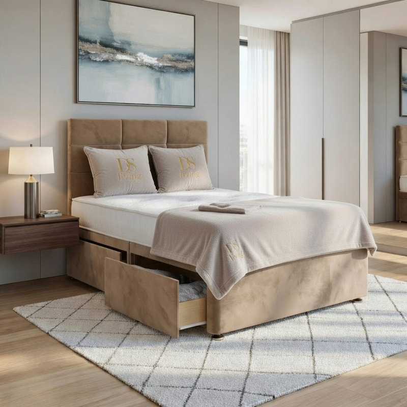 Alexzis Upholstered Bed, King Size, Mink