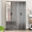Armoire 4 portes avec 2 tiroirs et tablettes Apollonios-1767354661