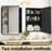 Canishia 24"x30" Black Medicine Cabinet with Aluminum Framed, Surface or Recessed Mount Mirror Cabinet with Large Storage, Space-Saving Organizer for Bathroom Toiletries-1461349048-1475725424