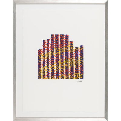«Drop a Beat» par Evan Taylor - Peinture encadrée sur papier