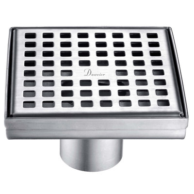 Stainless Steel Square Linear Floor Shower Drain