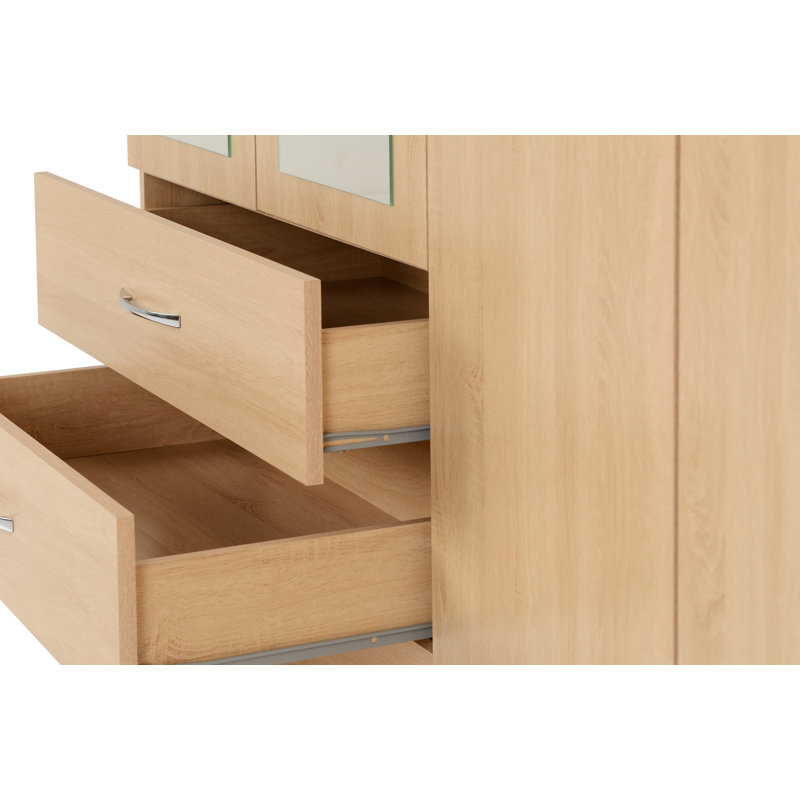 Cascio 4 Piece Bedroom Set, Natural