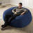 Saxx 5 Foot Large Bean Bag Chair w/ Removable Cover-80254643