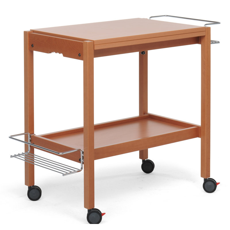 Solid Wood Bar Cart